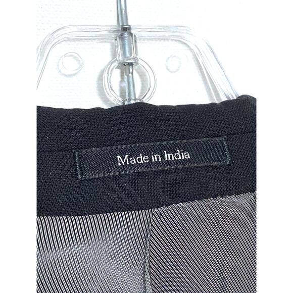 Pronto Uomo Black Blazer Two Button Sport Coat Jacket Mens 44L Wool Lined - Picture 7 of 10